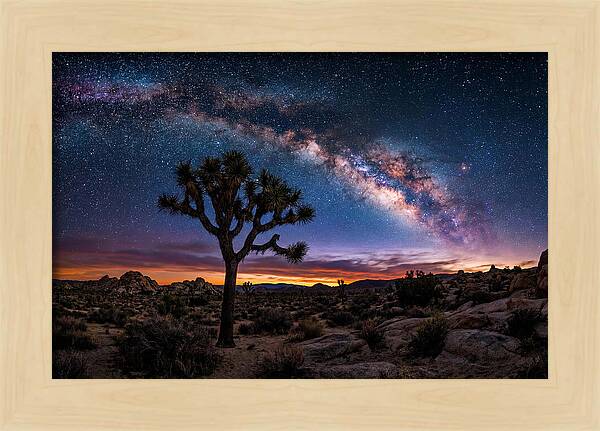 Joshua Tree Under The Milky Way