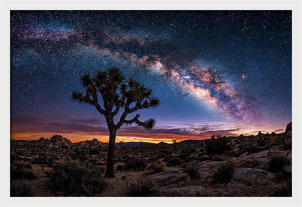 Joshua Tree Under The Milky Way