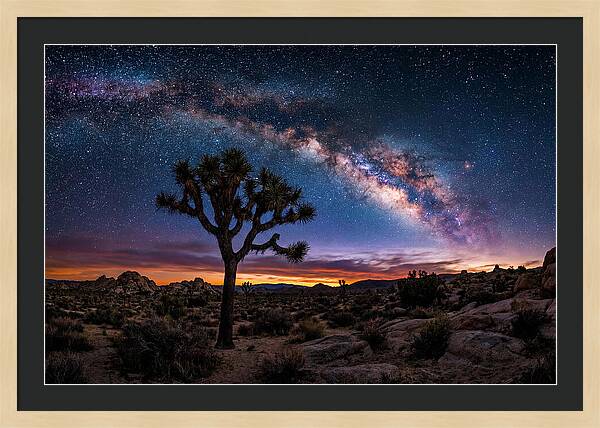 Joshua Tree Under The Milky Way