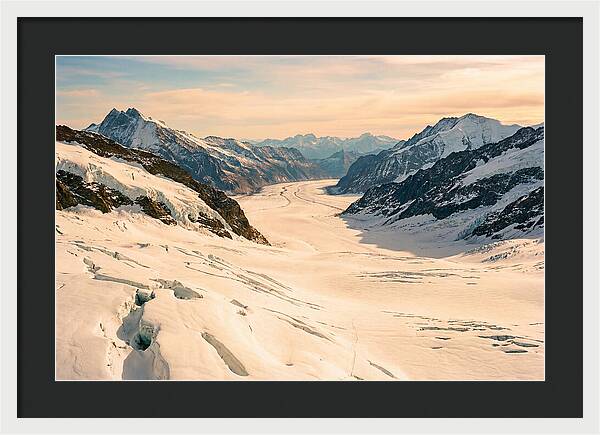 Jungfraujoch Ice Expanse