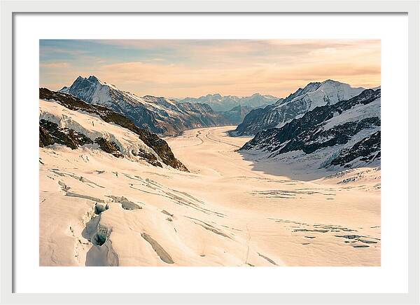 Jungfraujoch Ice Expanse