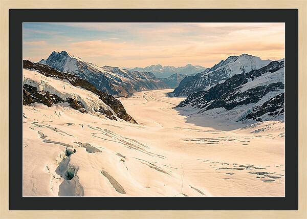Jungfraujoch Ice Expanse