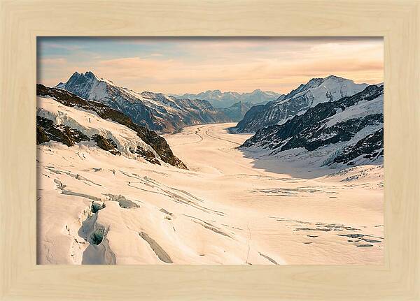 Jungfraujoch Ice Expanse