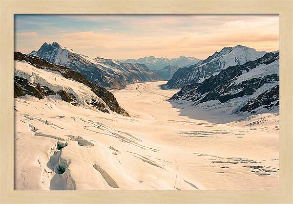 Jungfraujoch Ice Expanse