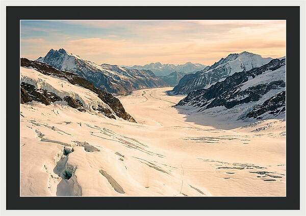 Jungfraujoch Ice Expanse