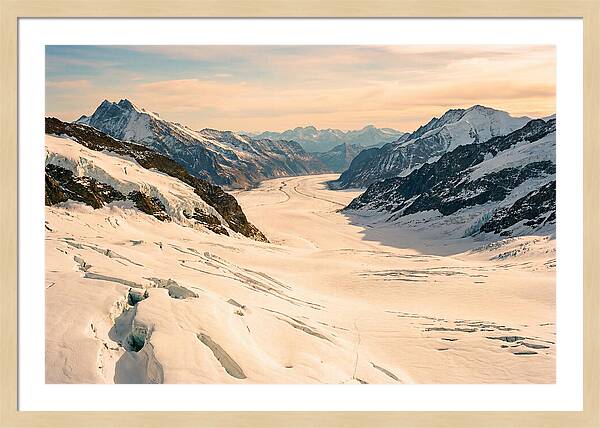 Jungfraujoch Ice Expanse