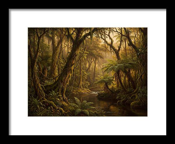 Jungle Serenity At Dusk