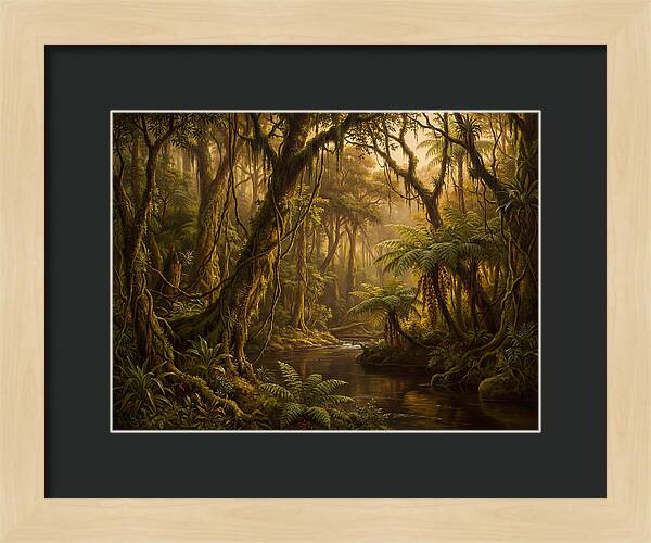 Jungle Serenity At Dusk