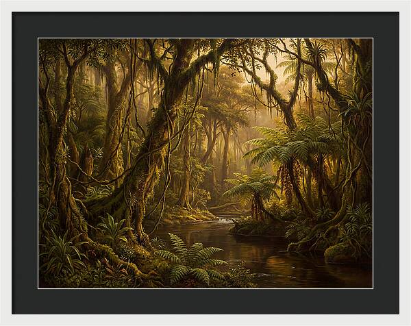 Jungle Serenity At Dusk