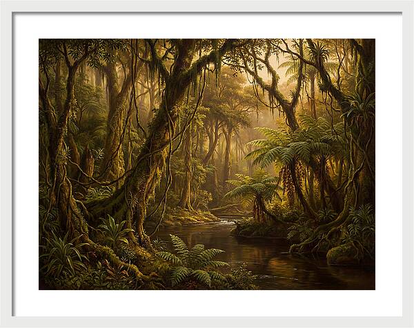 Jungle Serenity At Dusk