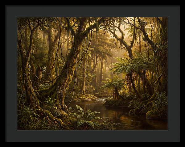 Jungle Serenity At Dusk