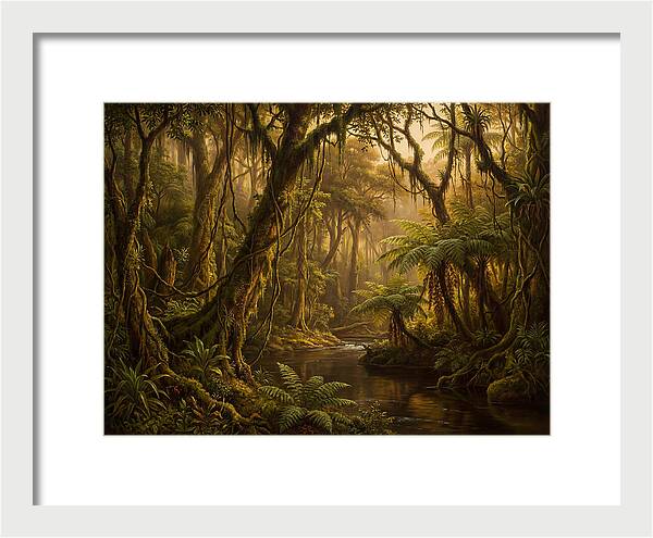 Jungle Serenity At Dusk