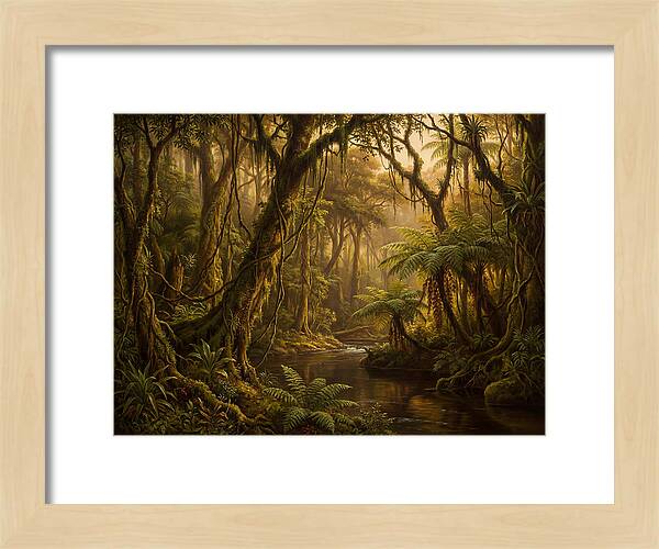 Jungle Serenity At Dusk