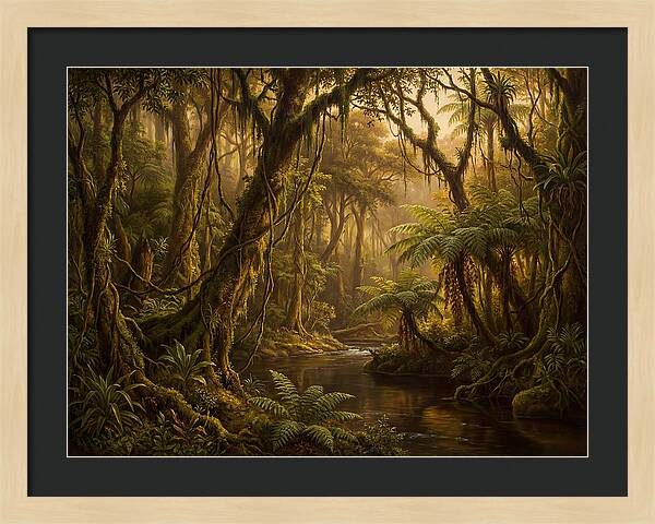 Jungle Serenity At Dusk