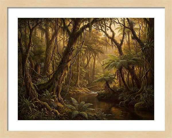 Jungle Serenity At Dusk
