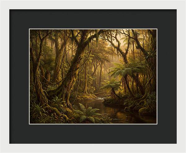 Jungle Serenity At Dusk