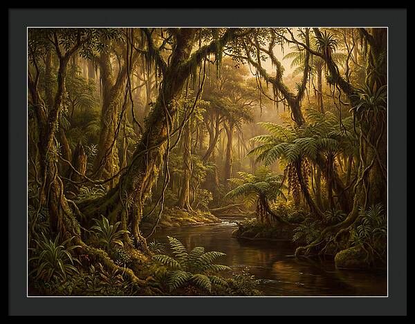 Jungle Serenity At Dusk