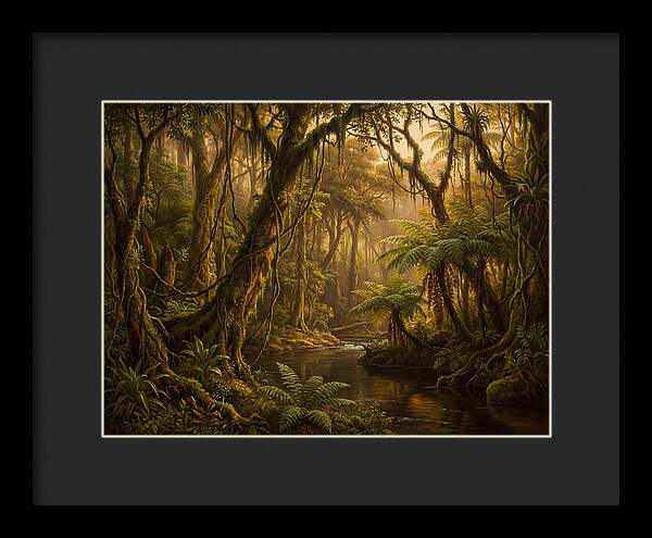 Jungle Serenity At Dusk
