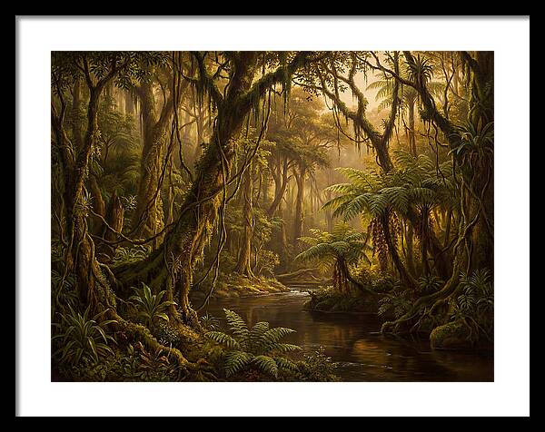 Jungle Serenity At Dusk