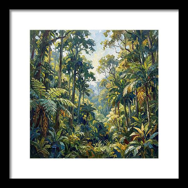 Jungle Serenity In Green