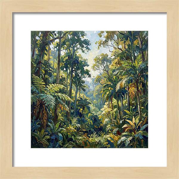 Jungle Serenity In Green