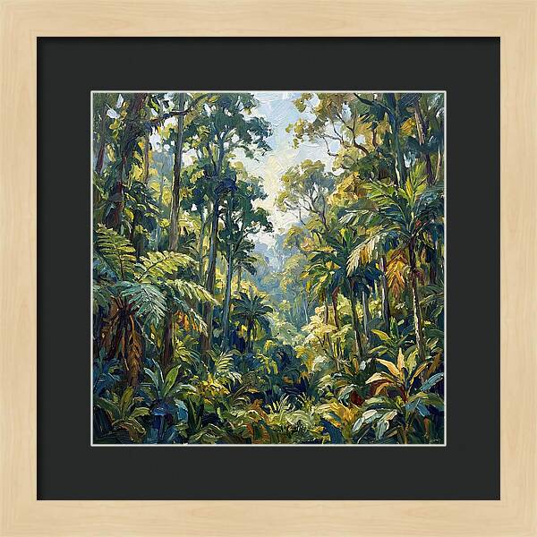 Jungle Serenity In Green