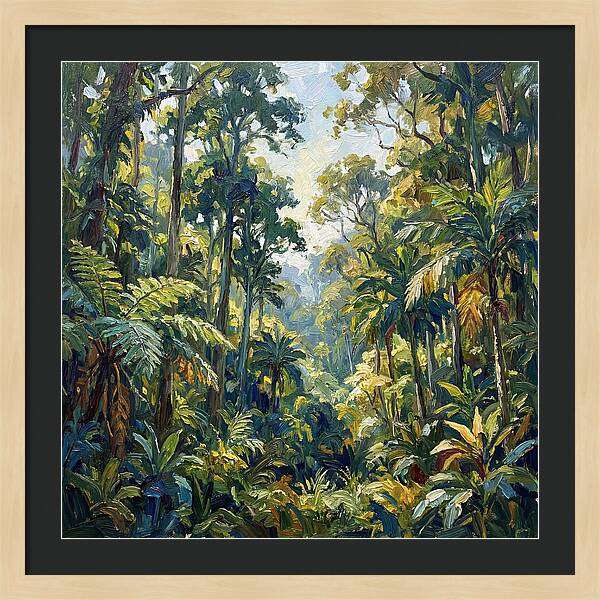 Jungle Serenity In Green