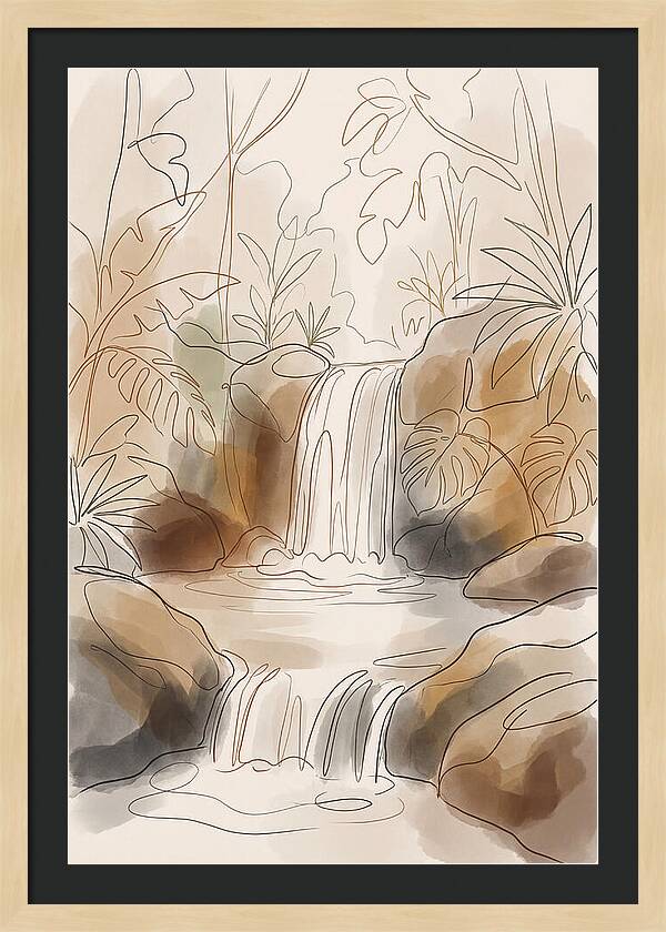 Jungle Waterfall Serenity