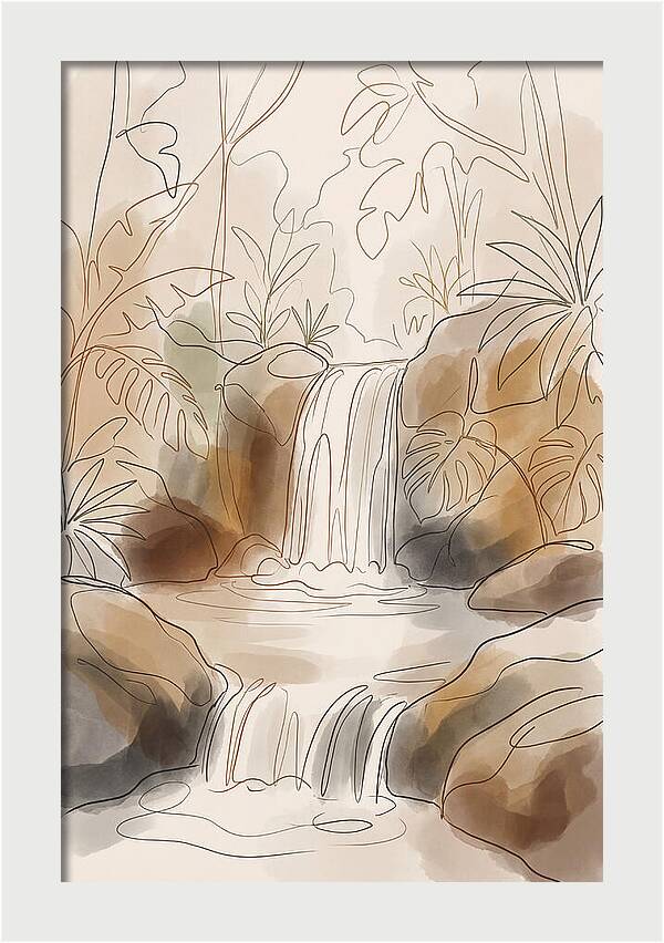 Jungle Waterfall Serenity