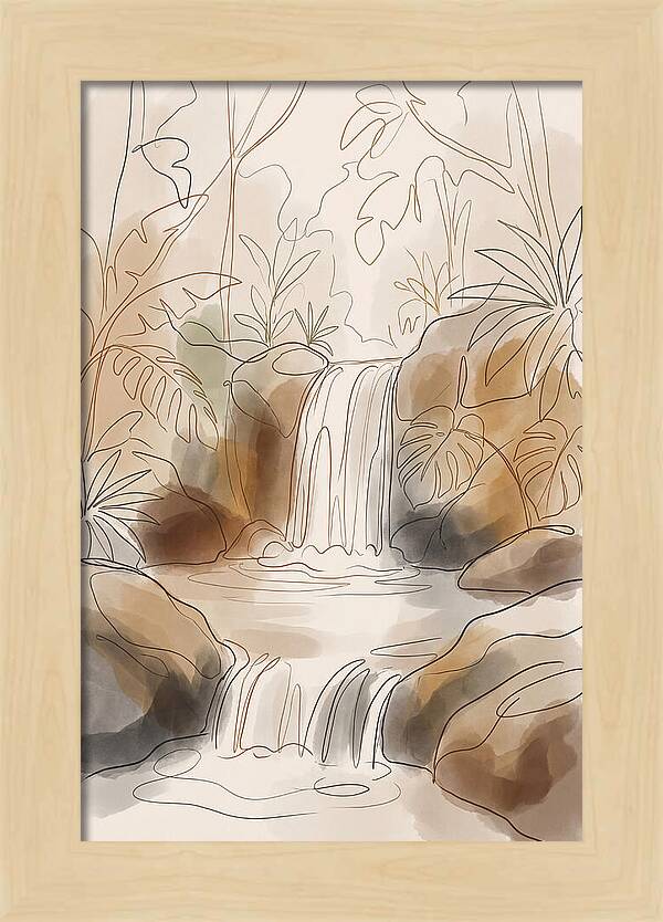 Jungle Waterfall Serenity