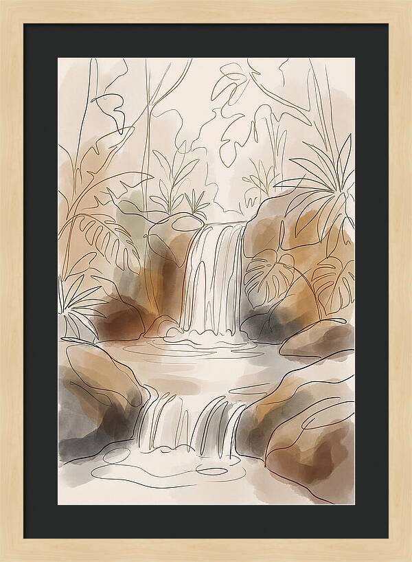 Jungle Waterfall Serenity