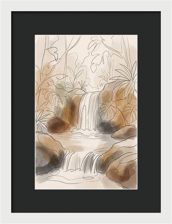 Jungle Waterfall Serenity