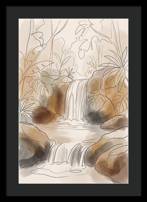 Jungle Waterfall Serenity