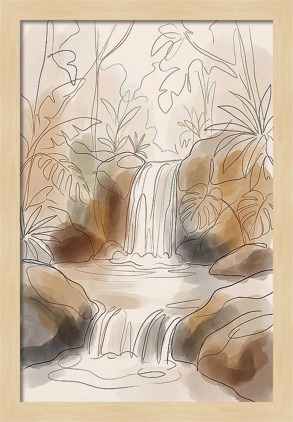 Jungle Waterfall Serenity