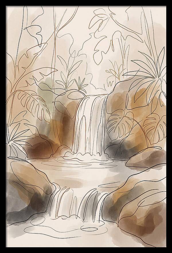 Jungle Waterfall Serenity