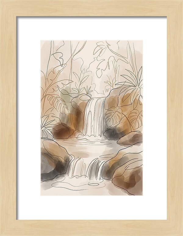 Jungle Waterfall Serenity
