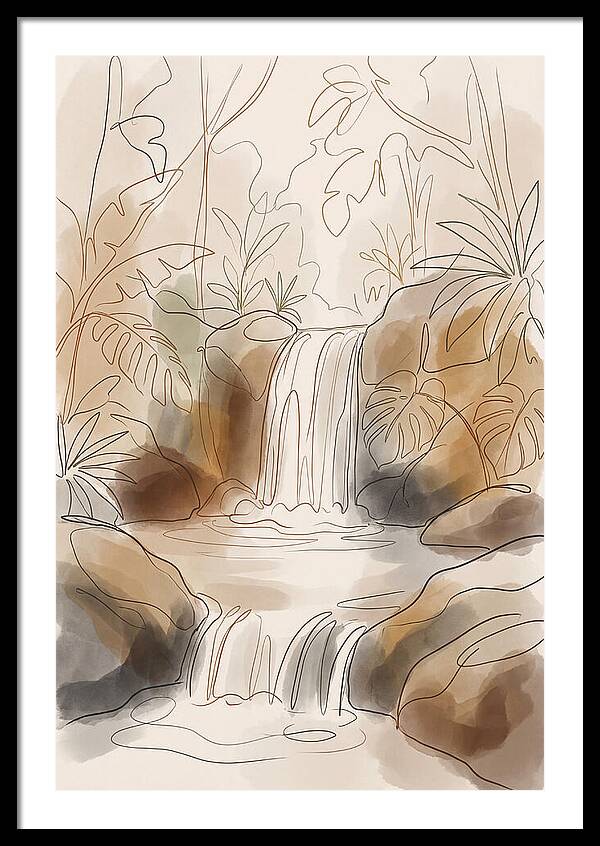 Jungle Waterfall Serenity