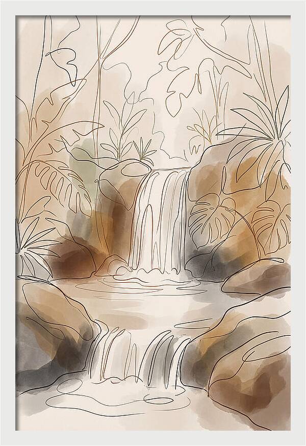 Jungle Waterfall Serenity