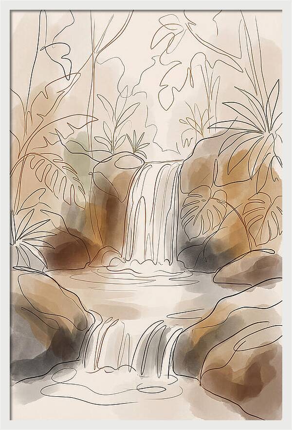 Jungle Waterfall Serenity