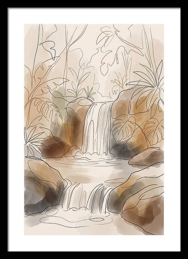 Jungle Waterfall Serenity