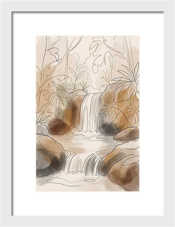 Jungle Waterfall Serenity