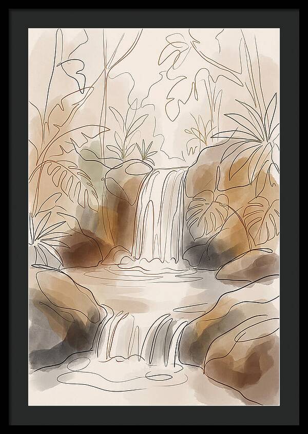 Jungle Waterfall Serenity