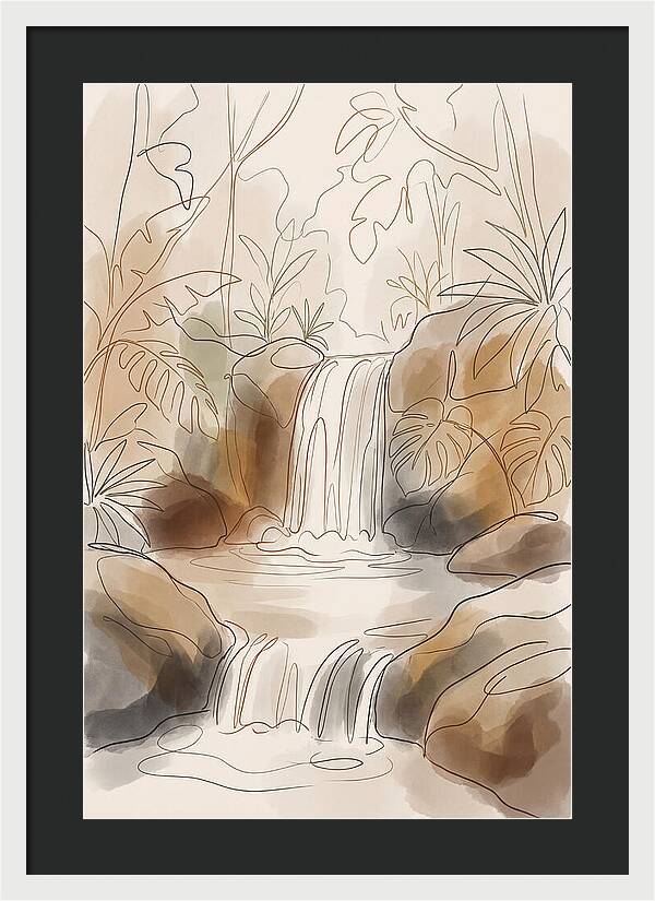 Jungle Waterfall Serenity