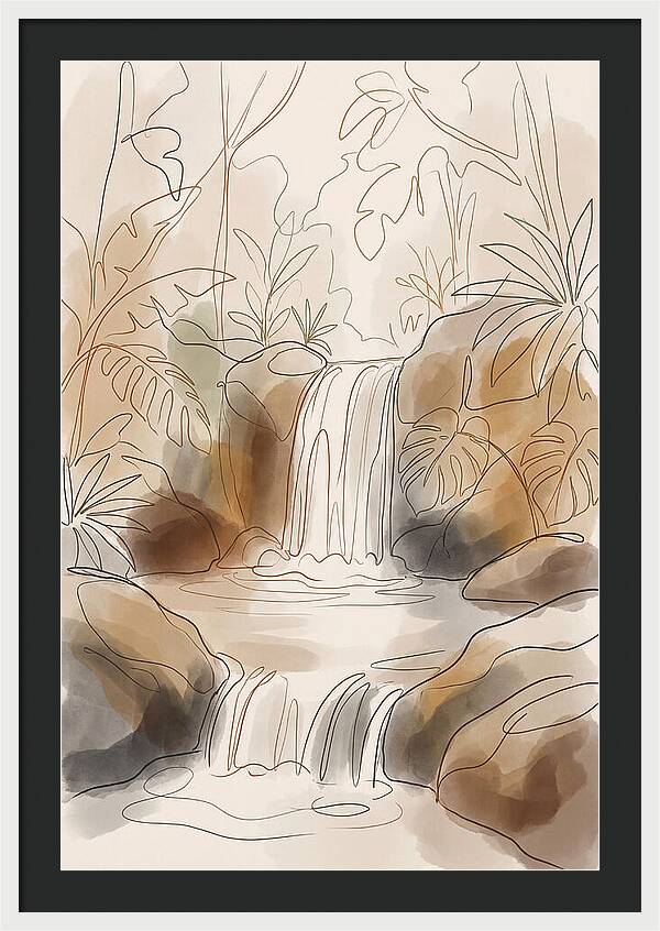 Jungle Waterfall Serenity