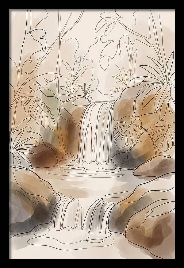 Jungle Waterfall Serenity