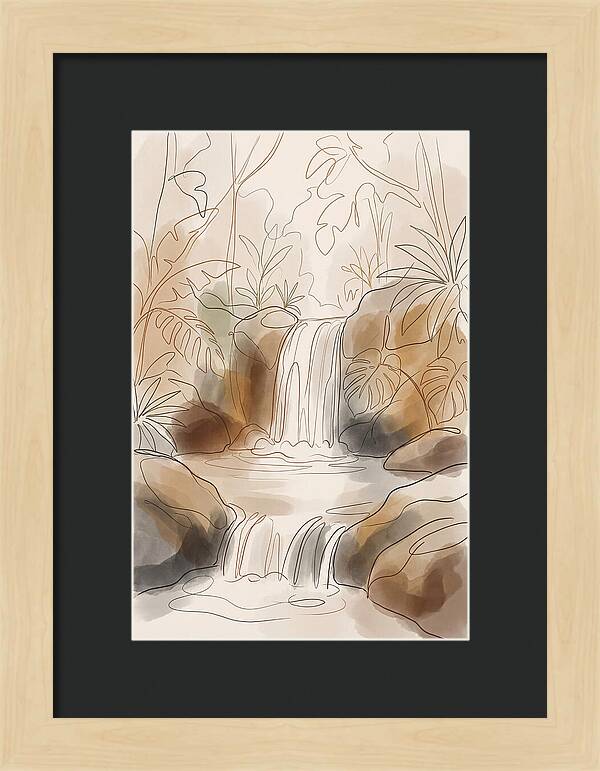 Jungle Waterfall Serenity