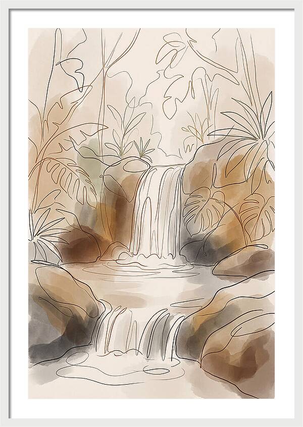 Jungle Waterfall Serenity