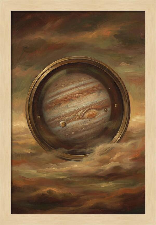 Jupiter Through Celestial Lens