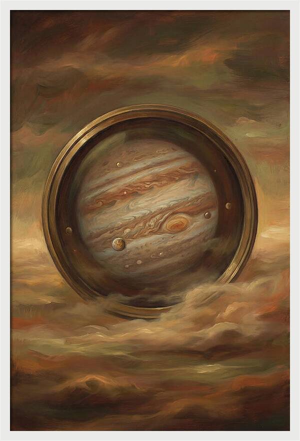 Jupiter Through Celestial Lens