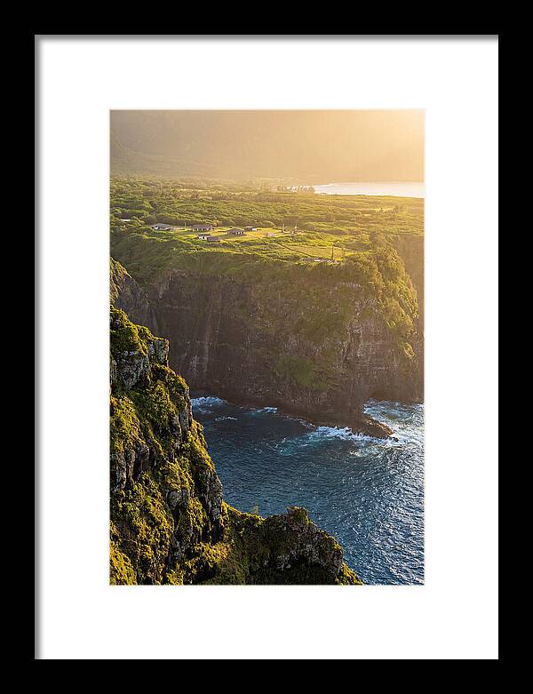 Kalaupapa Peninsula From Sea Cliffs Above